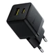 Адаптер сетевой BASEUS C to C cable Palm Fast Charger set |1USB/1Type-C, 30W/3A, PD/QC| - изображение 12