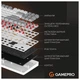 Клавіатура GamePro Genesis Metallic MK110W Outemu Red Swithes USB White - зображення 11