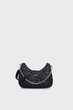 Жіноча чорна сумка ASSIA TOP ZIP SHOULDER BAG Guess OS HWQG8499180 - изображение 1