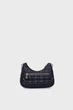 Жіноча чорна сумка ASSIA TOP ZIP SHOULDER BAG Guess OS HWQG8499180 - изображение 4