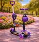 Детский самокат 5 в 1 Best Scooter 13400 с сидением и родительской ручкой, подсветка колес от 2-х лет (i7-74062) - изображение 1