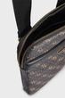 Чоловіча темно-коричнева сумка з візерунком VEZZOLA SMART CROSSBODY FLAT Guess OS HMEVZLP2223 - изображение 6
