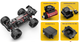 Машинка на радиоуправлении MJX Hyper Go 14207 1:14 4WD до 55 км/ч, Brushless RC монстр-трак, внедорожник, металлическая трансмиссия, LiPo 2S/3S - изображение 4