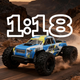 RC машинка MJX Hyper Go 18208 4WD Brushless з металевою трансмісією, дрифт та офроуд модель 1:18, 2 АКБ, 2 корпуси - зображення 6