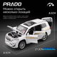Машинка на радиоуправлении Toyota Prado 1:24, радиоуправляемый автомобиль, RC модель внедорожник, металлическая машинка на пульте со светом и звуком, дрифт машинка, авто на радиоуправлении, RC авто для детей и подарка, 2.4GHz - изображение 5