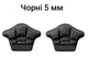 Устілки для п'яти від натирання 2шт Чорний 5 мм (191) - изображение 1