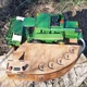 Наливатор "Комбайн" John Deere под 5 рюмок 57 мл для разлива напитков, с надписью на корпусе и аккумулятором, из дерева - изображение 4