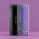 Механічна бездротова (Bluetooth + 2,4G) клавіатура з HOT SWAP Attack SHARK X85, 82 Key, RGB, Win/Mac OS, УКР/АНГЛ, Gradient Purple (X85GP) - зображення 10