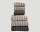 Набор турецких махровых полотенец Cestepe MicroCotton Premium 3 штуки 50x90 + 3 штуки 70х140 Ezgi 1 плотность 600 г/м2 - изображение 1