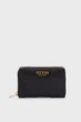 Жіночий чорний гаманець LAUREL SLG MEDIUM ZIP AROUND Guess OS SWVA8500400 - изображение 1