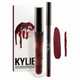 Жидкая матовая помада с карандашом для губ 2в1 Kylie 8611 Bordeaux - изображение 4