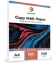 Офисная бумага Galaxy для лазерной печати A4, 180 г/м², двусторонняя, матовая (100 шт.) - изображение 2
