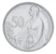 Монета Чехословакия 50 крон 1947 Серебро F-VF Словацкое восстание (Ag 500, 10 грамм) - изображение 1