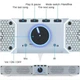 Портативна колонка з пультом та блютуз SOUNDBAR Q10 поворотне регулювання гучності підтримка TF USB AUX вбудований мікрофон - зображення 2
