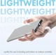 Зовнішній акумулятор Power Bank 20000 mAh УМБ павербанк із ліхтариком LVR 018 Silver (19112) - зображення 6