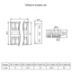 Клемма 0,2-4мм.кв 32А 3x1⇒3x1 проходная одинарная 30,9x10,9x19мм [A0130010220] DF-2-XM/2-3A АСКО цветные рычаги - изображение 5