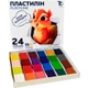 Пластилин 24 цвета 7С 192г 7С32401 - изображение 1