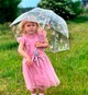 Дитяча парасолька-тростина прозора Fulton Funbrella-4 C605 Bella The Unicorn (Єдинороги) - зображення 9