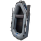Надувная одноместная лодка ПВХ Avalon А220 / 2,2 м / 1 местный / гребной / рельсовый настил / передвижные сиденья / ⌀34 см / Серый - изображение 1