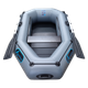 Надувная одноместная лодка ПВХ Avalon А220 / 2,2 м / 1 местный / гребной / рельсовый настил / передвижные сиденья / ⌀34 см / Серый - изображение 3