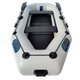 Надувная двухместная лодка ПВХ Avalon А250 / 2,5 м / 2-х местный / гребной / рельсовый настил / передвижные сиденья / ⌀36 см / Белый - изображение 3