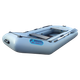 Надувная двухместная лодка ПВХ Avalon А280 / 2,8 м / 2-х местный / гребной / рельсовый настил / передвижные сиденья / ⌀38 см / Серый - изображение 3