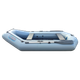 Надувная двухместная лодка ПВХ Avalon А280 / 2,8 м / 2-х местный / гребной / рельсовый настил / передвижные сиденья / ⌀38 см / Серый - изображение 4