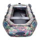 Надувная двухместная лодка ПВХ Avalon А280 / 2,8 м / 2-х местный / гребной / рельсовый настил / передвижные сиденья / ⌀38 см / Камуфляж - изображение 6