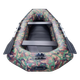Надувная двухместная лодка ПВХ Avalon А280 / 2,8 м / 2-х местный / гребной / рельсовый настил / передвижные сиденья / ⌀38 см / Камуфляж - изображение 7