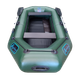 Надувная двухместная лодка ПВХ Avalon А260 / 2,6 м / 2-х местный / гребной / рельсовый настил / передвижные сиденья / ⌀36 см / Зеленый - изображение 7