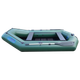 Надувная двухместная лодка ПВХ Avalon А280 / 2,8 м / 2-х местный / гребной / рельсовый настил / передвижные сиденья / ⌀38 см / Зеленый - изображение 4