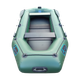 Надувная двухместная лодка ПВХ Avalon А280 / 2,8 м / 2-х местный / гребной / рельсовый настил / передвижные сиденья / ⌀38 см / Зеленый - изображение 7