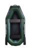 Надувная двухместная лодка ПВХ Avalon А240 / 2,4 м / 2-х местный / гребной / рельсовый настил / передвижные сиденья / ⌀34 см / Зеленый - изображение 1