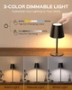 Аккумуляторная LED лампа ACKYLED 5000mAh 3 уровня высоты 3 цвета влагозащита портативная Уценка - Б/У - изображение 7
