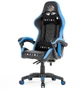 Крісло ігрове офісне Infini Five Light Blue ергономічне для дому, роботи та комп'ютерних ігор - зображення 3