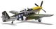 Збірна модель 1/48 бойовий літак North American P51-D Mustang Filletless Tails Airfix A05138 - изображение 8