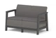 Диван для саду та тераси Keter Scandi Linea 2 Seater Sofa 270926 графіт/сірий - зображення 1
