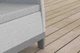 Набір пластикових меблів для саду та балкону Keter Scandi Linea Balcony Set 264043 сірий/світло-сірий - зображення 7