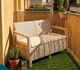 Диван для саду та тераси Keter Scandi Linea 2 Seater Sofa 264046 бежевий/світло-бежевий - зображення 3