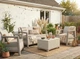 Диван для саду та тераси Keter Scandi Linea 2 Seater Sofa 264046 бежевий/світло-бежевий - зображення 4