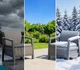 Набір пластикових меблів для саду та балкону Keter Scandi Linea Balcony Set 270925 графіт/сірий - зображення 10