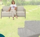 Диван для саду та тераси Keter Scandi Linea 3 Seater Sofa 264048 бежевий/світло-бежевий - зображення 6