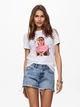 Футболка ONLLANA LIFE REG S/S PHOTO TOP BOX JRS 15228829 Bright White MELON ONLY L Білий 15228829BRIGHTWHITEMELON L - изображение 1