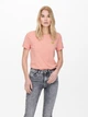 Футболка ONLKITA LOGO TOP NOOS 15244714-Rosette-Print: GOLD GLITTER HEART ONLY L Рожевий 15244714-ROSETTE-PRINT:GO S - зображення 3