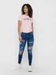 Футболка ONLKITA LIFE REG S/S STATEMENT TOP JRS 15225849 Ballerina ONLY S Кремовий 15225849BALLERINA S - изображение 4