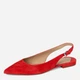 Женские балетки замшевые Ralph Lauren 660493590 36 Красные (1159859641) - изображение 3