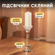Комплект для декора ваза Bohemia стекло фигурная подносы Vintage подсвечник Crystal Lotus 3 предмета подарочный набор декор дома сервировка прозрачный - изображение 3