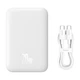 Повербанк 6000 mAh з бездротовою зарядкою MagSafe Baseus Magnetic Mini Air (20W, Type-C). White - зображення 9