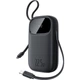 Повербанк 20000 mAh Baseus QPow 3 EnerFill FC31 вбудованими кабелями Type-C і Lightning (22.5W, Type-C). Black - зображення 1