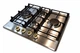 Варочная поверхность газовая Luxor Classico 60 BG KUP SS Emaille Turbo Wok Italy + круглая подставка Wok в подарок, белый - изображение 5